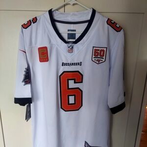 Baker Mayfield TB Bucs White Stitched Jersey. NWT